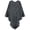 Deep Gray, variant on Women Casual Long Sleeve Shawl Wrap Ponchos Winter Warm V Neck Poncho Sweater Travel Asymmetric Hem Pullover Cape Liquor