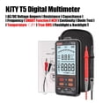 thumbnail image 1 of Multimètre Numérique Ultra-Mince Vrai RMS AC DC Voltmètre NCV Testeur de Diode à Capacité Hz 6000 Unités NJTY T5, Haute Efficacité, 1 of 7