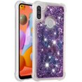 thumbnail image 2 of Compatible with Samsung Galaxy A11 Case Liquid Glitter Cute Stylish Slim TPU Silicone Quicksand Sparkle Shockproof Protective case for Women Girls Case for Samsung Galaxy A11 Wind Chimes YB, 2 of 13