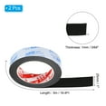 thumbnail image 2 of Uxcell 1"W x 3/64"T x 16.4Ft EVA Single Sided Foam Tape, Black 2Pcs, 2 of 6