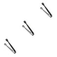 thumbnail image 3 of Shengyu Sugar Tong Portable Reusable Washable Solid Color Ice-cube Picker Indoor Kitchen Restaurant Food Serving Tool Clip Black 3Set, 3 of 6