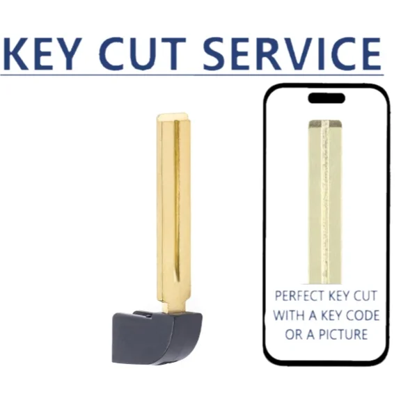 KEY CUT   Toyota 2016 - 2023 Emergency Uncut Blade Insert Replacement TOY51
