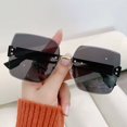 thumbnail image 1 of Gafas de sol sin marco Gafas de sol de moda para mujer Gafas de sol con montura grande y protección ultravioleta, 1 of 6