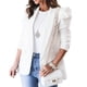 thumbnail image 1 of Pntutb Mujeres Sólido Manga Larga Oficina Abrigo Cardigans Traje Chaqueta Larga Tops Liquidación Pntutb Pntutb-685, 1 of 6