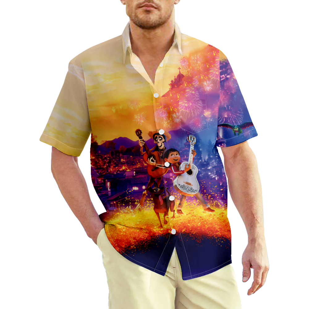 Coco - Hector And Miguel Short Sleeve T-Shirt 3D Print Women's Men's