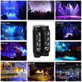 thumbnail image 5 of Mini araña de luces LED RGBW con cabezal móvil y activación por voz, con haz DMX, para fiestas, eventos, DJ, 5 of 5
