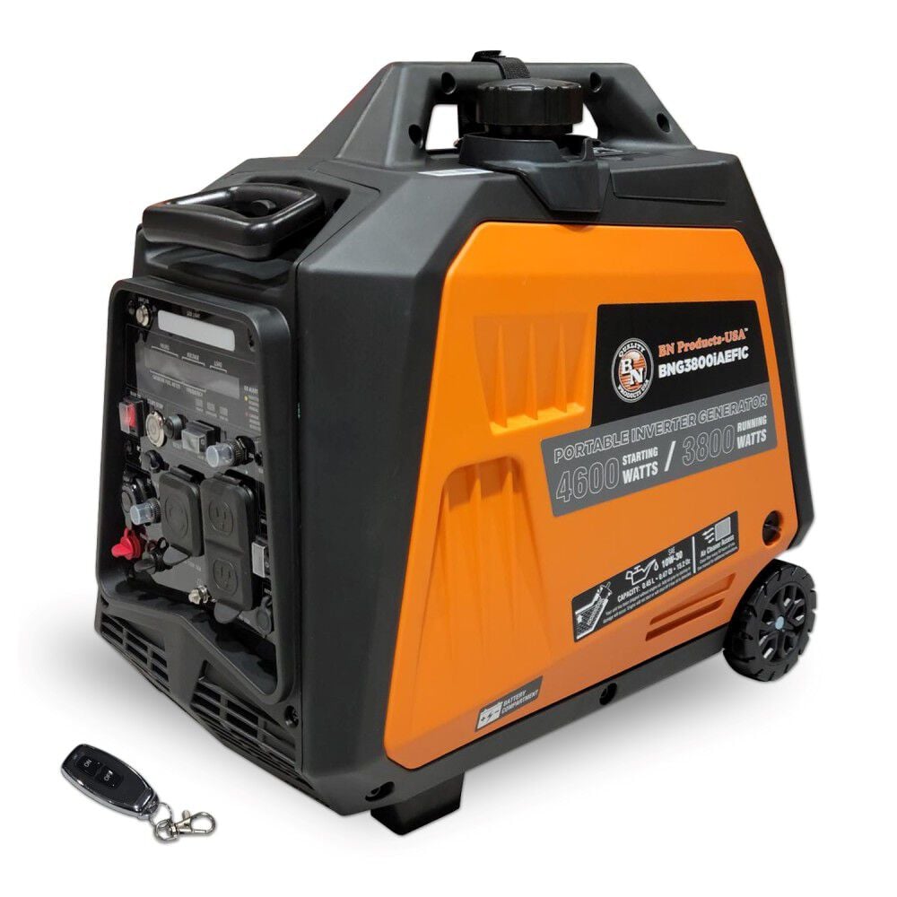 Bn Products 4600 Watt Rated Gas Powered 50 State Portable Inverter Generator With Co Detect