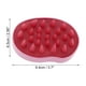 thumbnail image 3 of Cepillo de champú para cabello en forma de frijol de 1 pieza para masaje en la cabeza 3.7"x2.56"x2.68" Rosa profundo, 3 of 6