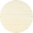 thumbnail image 1 of Ahgly Company Machine Washable Indoor Round Contemporary Peach Beige Area Rugs, 5' Round, 1 of 7