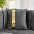 thumbnail image 5 of 2-Piece Velvet Sofa Set with Gold Trim & Embroidery, Mid-Century Modern Victorian Living Room Furniture, 89" 3-Seater & 69" Loveseat with Plush Tufted Cushions, Gray, 5 of 9