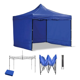 thumbnail image 1 of Carpa Toldo Plegable 3x3m Premium Con Paredes Found Impermeable Y Reforzada Xtellar azul, 1 of 4
