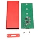 thumbnail image 2 of Adaptador de carcasa MSATA a USB 3,0 SSD, diseño delgado de 6Gbps, buena disipación de calor, carcasa transportadora SSD roja para PC, 2 of 8