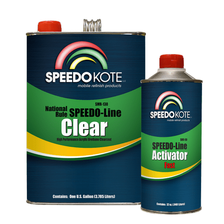 Automotive Clear Coat Fast Dry 2K Urethane, 4:1 Gallon Clearcoat Kit w/Fast