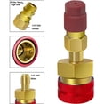 thumbnail image 4 of Adaptador Acoplamiento Rápido Lado Alto/bajo Latón para Manguera Carga Refrigerante A/C, 4 of 8
