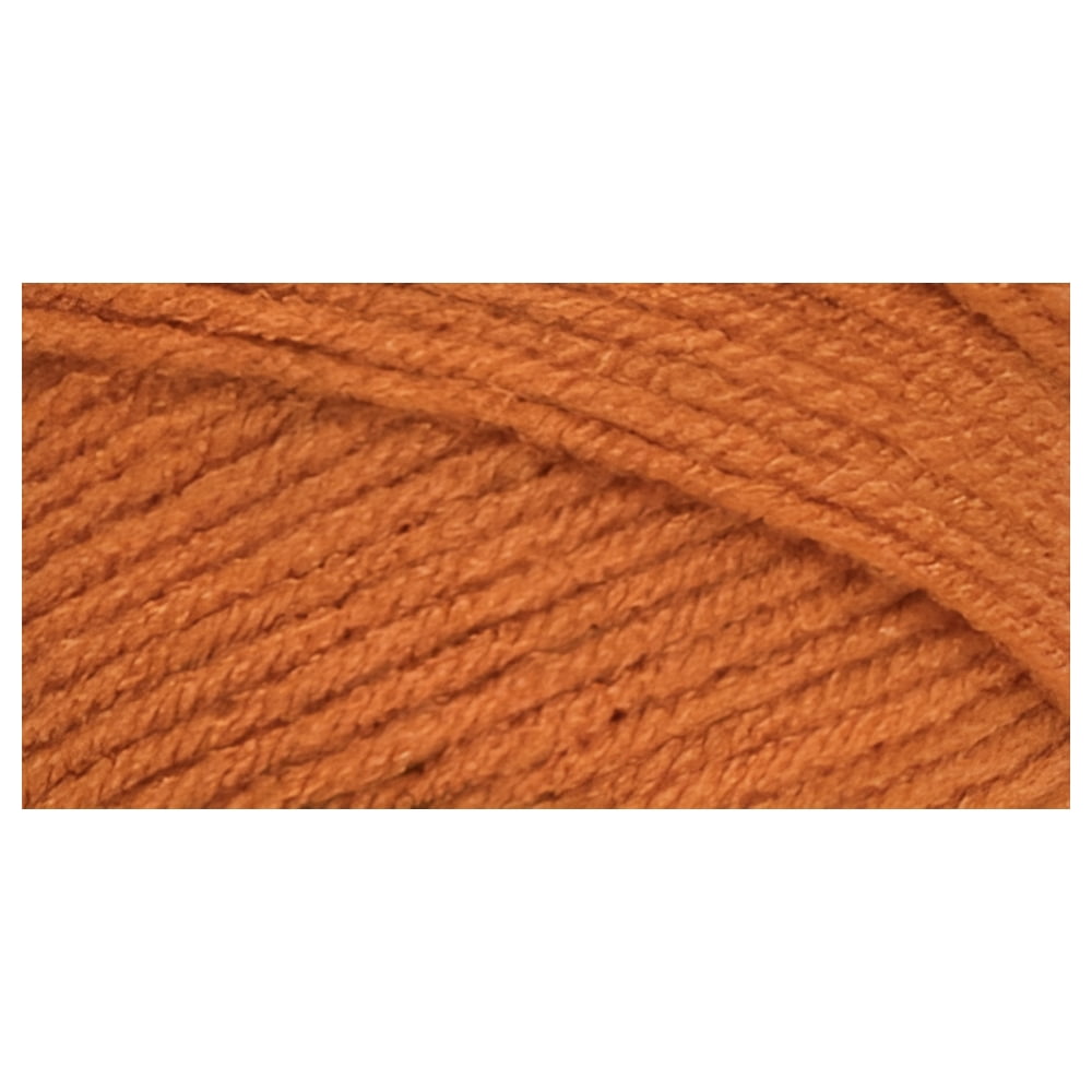 Red Heart Super Saver Carrot Yarn - 3 Pack of 198g/7oz - Acrylic - 4 Medium (Worsted) - 364 Yards - Knitting/Crochet