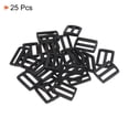 thumbnail image 3 of Uxcell 5/8" Tri-Glide Slide Buckles 25 Pack Webbing Strap Fastener Black, 3 of 5