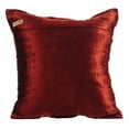thumbnail image 3 of Decorative Pillow Covers, Rust Decorative Accent Pillow Covers 16x16 inch (40x40 cm), Velvet Pillow Cover For Sofa, Solid Color, Ruched, Modern Pillow Covers With Zipper - Rust Beauty, 3 of 3