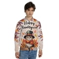 thumbnail image 4 of Happy Thanksgiving Manx Welcome Thankful Fall Autumn Pumpkin All Over Print 3D Baseball Jacket Cat Lover Kitten Owner Gifts Bomber Jacket Softball - 02021, 4 of 6