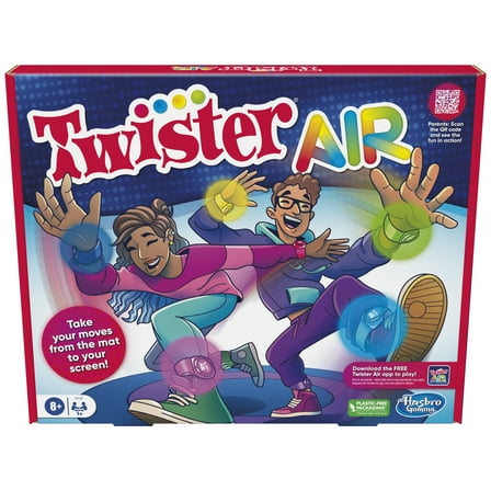 Twister Air Game, AR Twister App Play Game, Links to Smart Devices, Active Games, Ages 8 
