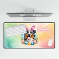 thumbnail image 4 of Happy Easter Australian Shepherd with Bunny Ear Headband and Flowers Desk Mat Full Keyboard Mouse Pad Aussie Dog Lover Gifts Large Mousepad - 13001, 4 of 5