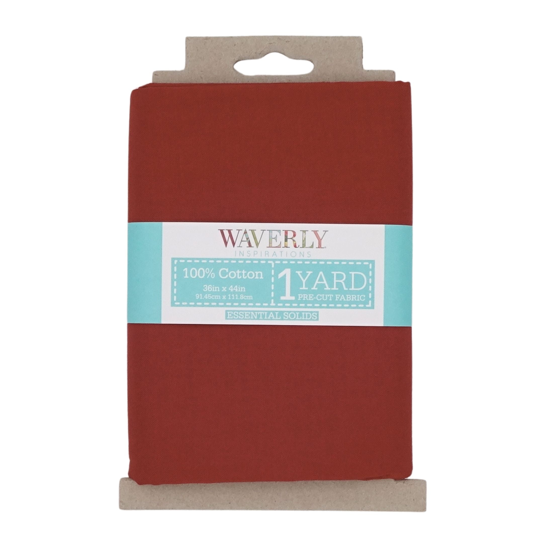 Waverly Inspirations 1 Yard Cut 100% Cotton Solid Fabric, Spice, 44" Wide for Quilting & Sewing