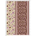 thumbnail image 6 of Chiffon Printed Cluster Print Fabric Floral Fabric Sheer Fabric Dressmaking Fabric (BROWN/PINK/IVORY, HalfaYard), 6 of 6
