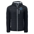 thumbnail image 2 of Men's-Cutter & Buck  Black Sporting Kansas City Rainier Primaloft Eco Full-Zip Hybrid Hooded Jacket, 2 of 3