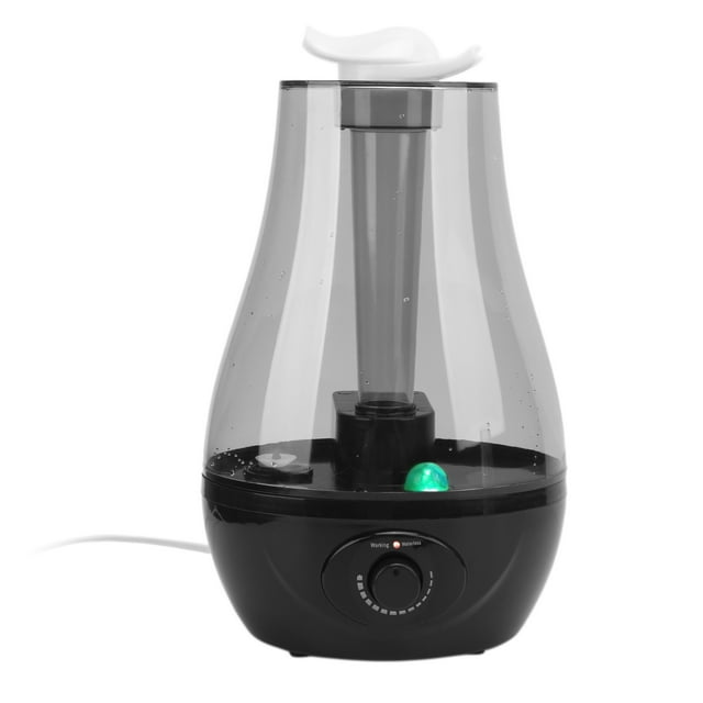 Air Humidifierwith LED Lamp,Air Humidifier 3L Large L Humidifier Double Spray Humidifier Sleek Aesthetic