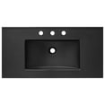 thumbnail image 5 of Modway Cayman Modern 36" Bathroom Sink in Black With Rectangular Basin, 5 of 5