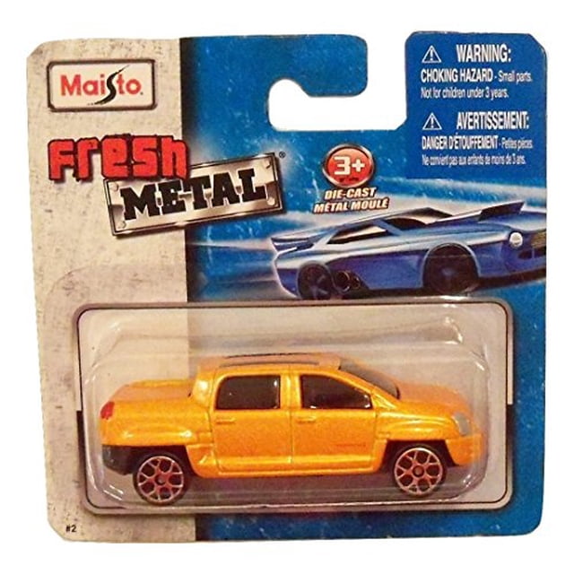 Maisto Fresh Metal Die-Cast Vehicles 2002 GMC Terra4 Concept Truck (naranja quemado) Maisto Fresh Metal 715934498891