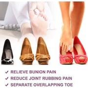 Rungopro 6 Pairs Bunion Cushion Protector, Bunion Corrector Pads with Separator for Big Toe, Gel Shield for Foot Pain Relief, Call