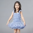 thumbnail image 2 of XFHLMJFF Girls Dress Baby Mesh Tulle Tutu Toddler Sleeveless Baby Rainbow Princess Party Frocks Leisure Sundress, 2 of 5
