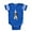 Royal Blue, variant on CafePress - Beagle Party - Cute Infant Baby Football Bodysuit