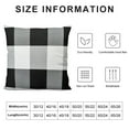 thumbnail image 5 of COMIO  Buffalo Check Plaid Throw Pillow Covers Black and White Outdoor Pillow Covers for Spring Decorative Farmhouse Sofa Decor, 5 of 5
