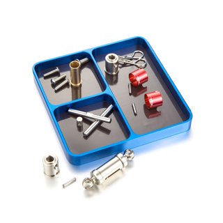 Storage case with screws, nuts, bolts, nails and other small tools for  repairer, top view 11307081 Stock Photo at Vecteezy