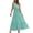 Green, variant on Womens Summer Dresses Casual Casual Elastic High Rise Pleated Ruffled Solid Sun Dress Sleeveless V-Neck Beach Dress for Womens Ankle-Length Wrinkle-Free Cocktail Dress Beige