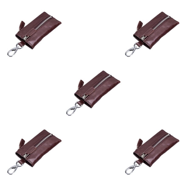 Cartera de cuero Minnieouse Llaves Monedero Llavero Tarjeta de crédito Bolsillo Café CBP315758