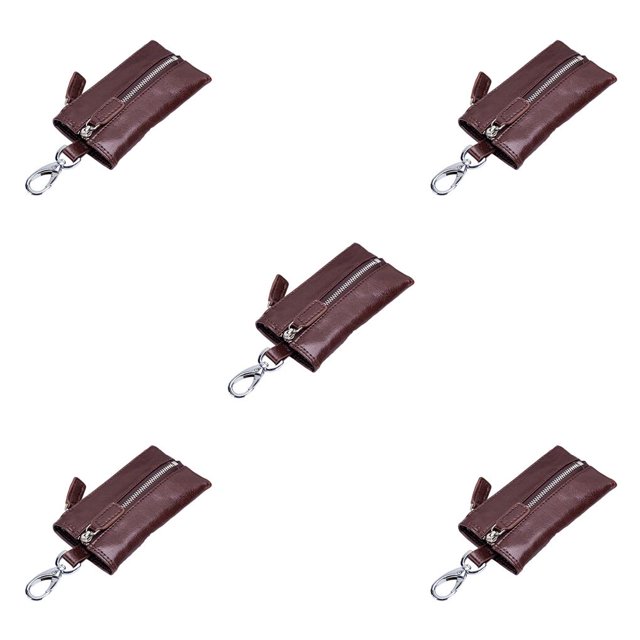 Cartera de cuero Minnieouse Llaves Monedero Llavero Tarjeta de crédito Bolsillo Café CBP315758