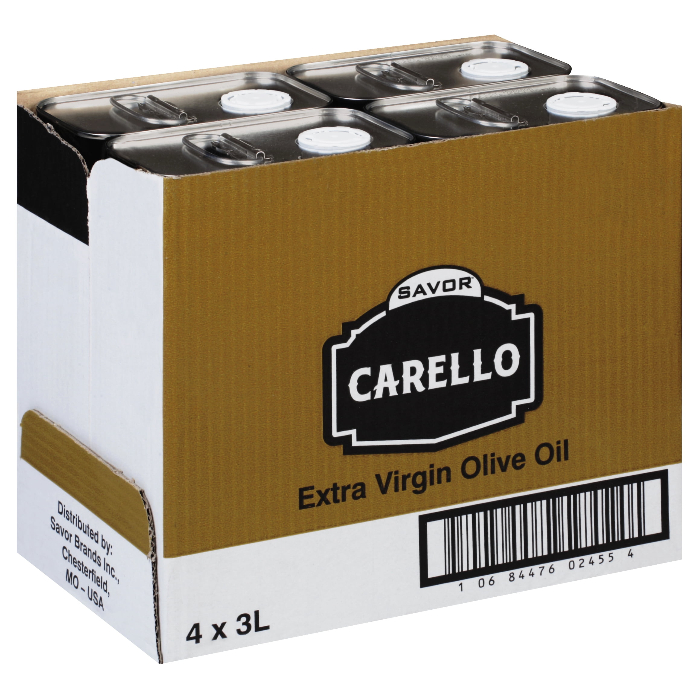 (Price/Case)Carello 490315 Extra Virgin Olive Oil 4-3 Liter
