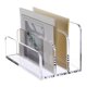 thumbnail image 3 of 3 Sections Clear Acrylic Bookend Book Stand for Documents Letter Book, 3 of 5