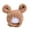 brown, variant on 2PCS Plush Bear Ear Hat for Lovely Small Dogs Cosplay Headgear Cartoon Hat for Festival Birthday Party Pet Headdress
