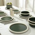 thumbnail image 3 of Stone Lain Capri 12-Piece Dinnerware Set Stoneware, Green, 3 of 6