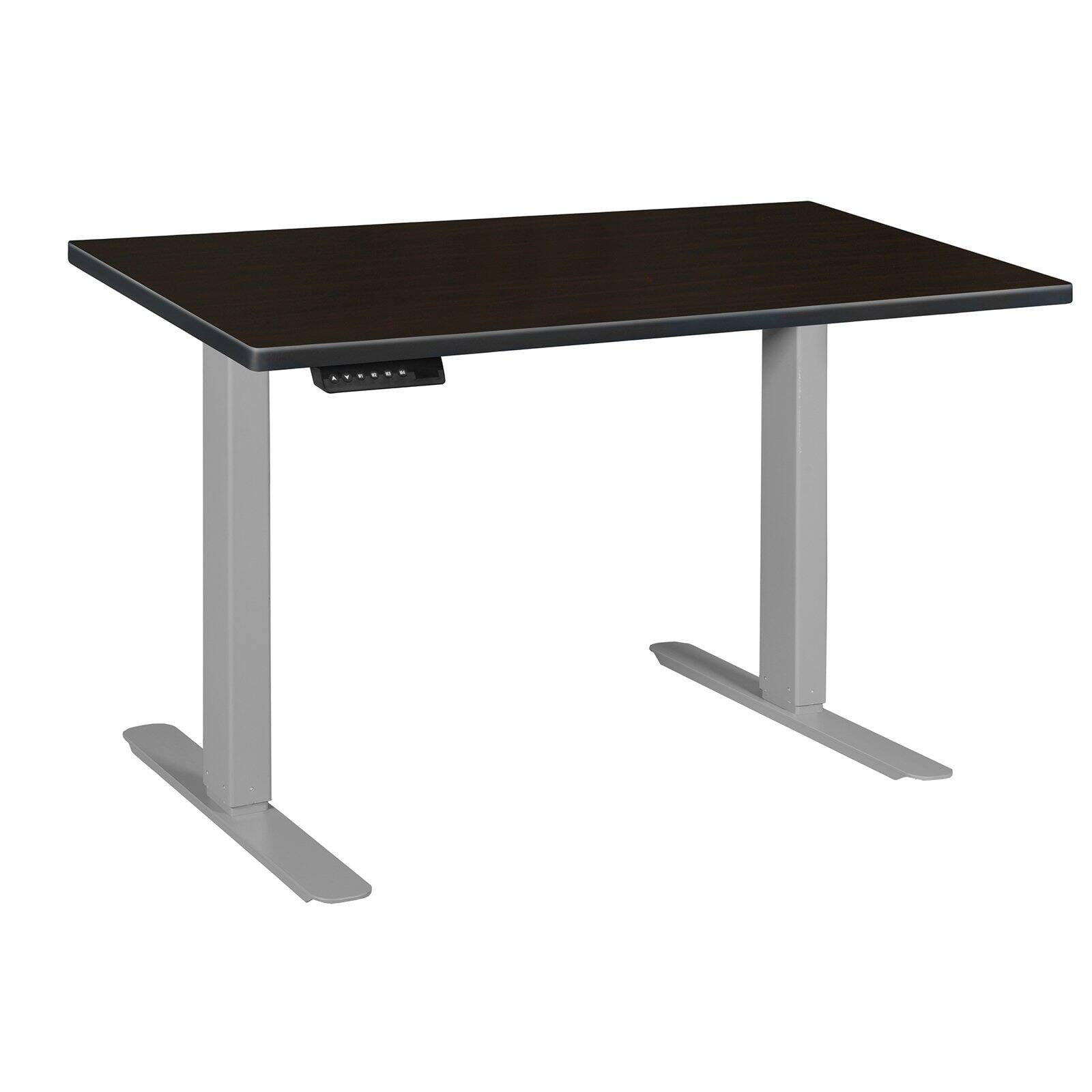 Regency Esteem 66" Height Adjustable Power Desk- Mocha Walnut