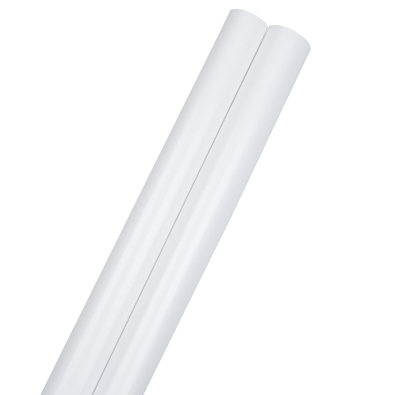 JAM Paper Wrapping Paper Glossy 25 Sq Ft White - Office Depot