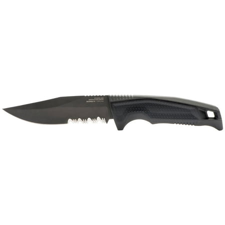 SOG Knives Recondo FX Fixed Blade 17-22-02-57 Knife CRYO 440C Serrated & Black Rubber