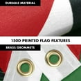 thumbnail image 4 of G128 Combo Pack: 6 Feet Tangle Free Spinning Flagpole (Silver) Palestine Palestinian Flag 3x5 ft Printed 150D Brass Grommets (Flag Included) Aluminum Flag Pole, 4 of 8