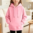 thumbnail image 2 of Kogui Kids Fashion Hoodies Boys Girls Graphic Hoodie Sweatshirts,Children's Lightweight Winter Pullover Hooded Size 13-14 (Pink,13-14 Years), 2 of 9