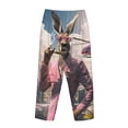 thumbnail image 3 of Lsque Stylish Kangaroo In Suit Print Women's Pajama Pants, Lounge Pant - Comfortable Home Wear,Elastic Waistband, Stylish Design-Medium, 3 of 9