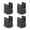 Height 5cm black, variant on 4Pcs Adjustable Furniture Chair Feet Risers Chair Foot Protections Pad Furniture Heightening Foot Pad for Couch Cabinet