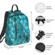 thumbnail image 2 of Balery Square Glass Mosaic Mochila ligera para hombre y mujer: duradera e impermeable, ideal para la escuela, el trabajo, viajes y uso diario., 2 of 7